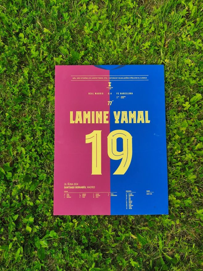 Parádní dekorace 🖼️ Buď pro tebe nebo jako 🎁 pro fotbalového nadšence 🤩 🛒 Pořídit můžeš na momentyfotbalu.cz...